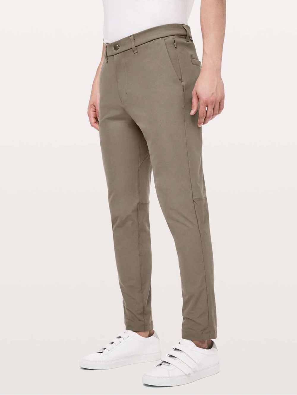 Lululemon Sz 34 Commission Slim Wrapstreme Nomad Tan Pants